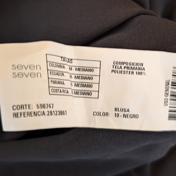 seven•seven Fabulous Sheer Dropped Shoulder Half Top - Picture 6 of 8